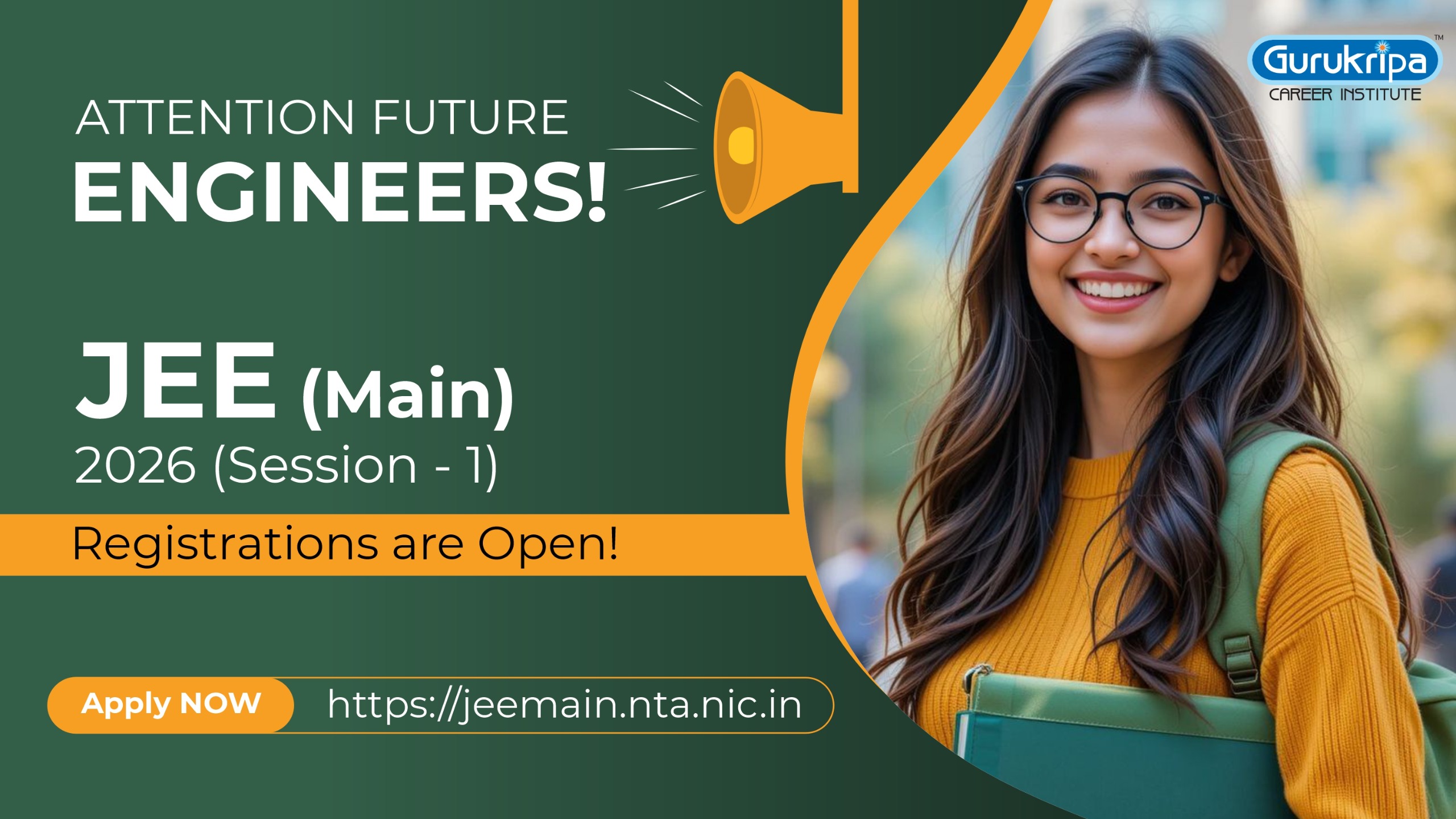 JEE Main 2026 Session 1 Notification Released